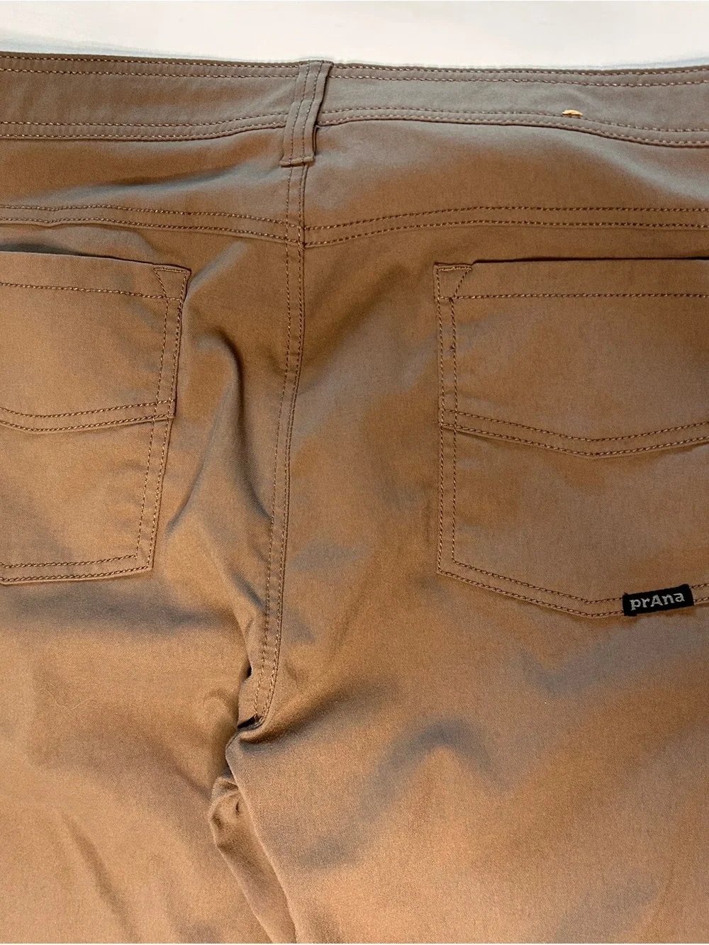 prAna Pants Mens 38x32 Slim Fit Brown Stretch Outdoor Casual